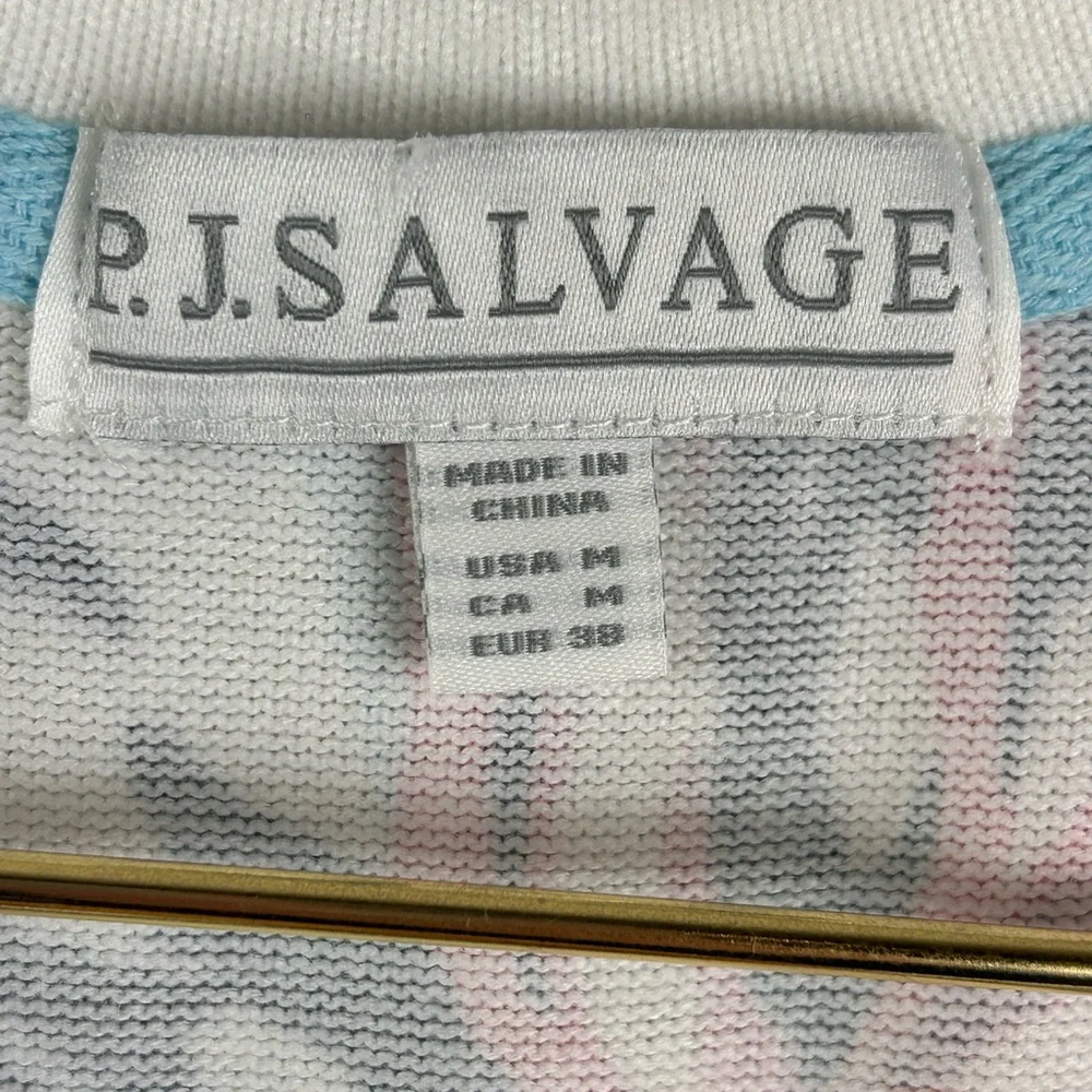 PJ Salvage Whimsy Palm PJ Set jersey with a tropical palm print